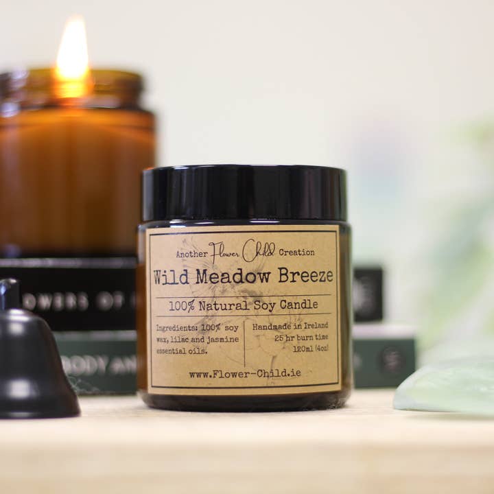 Lilac and Jasmine Candle for wholesale by Flower Child