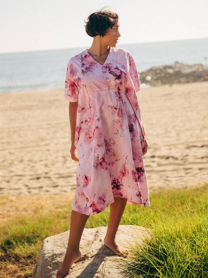 Maeve Belted Dress - Tea Rose - Final Sale for wholesale by Soft Haus