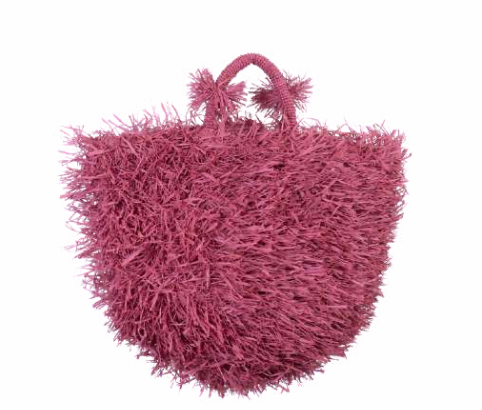 SANS-ARCIDET PARIS – Großhandel Strandtaschen – Runde Strandtasche SS25 mit handgefertigten Fransen12