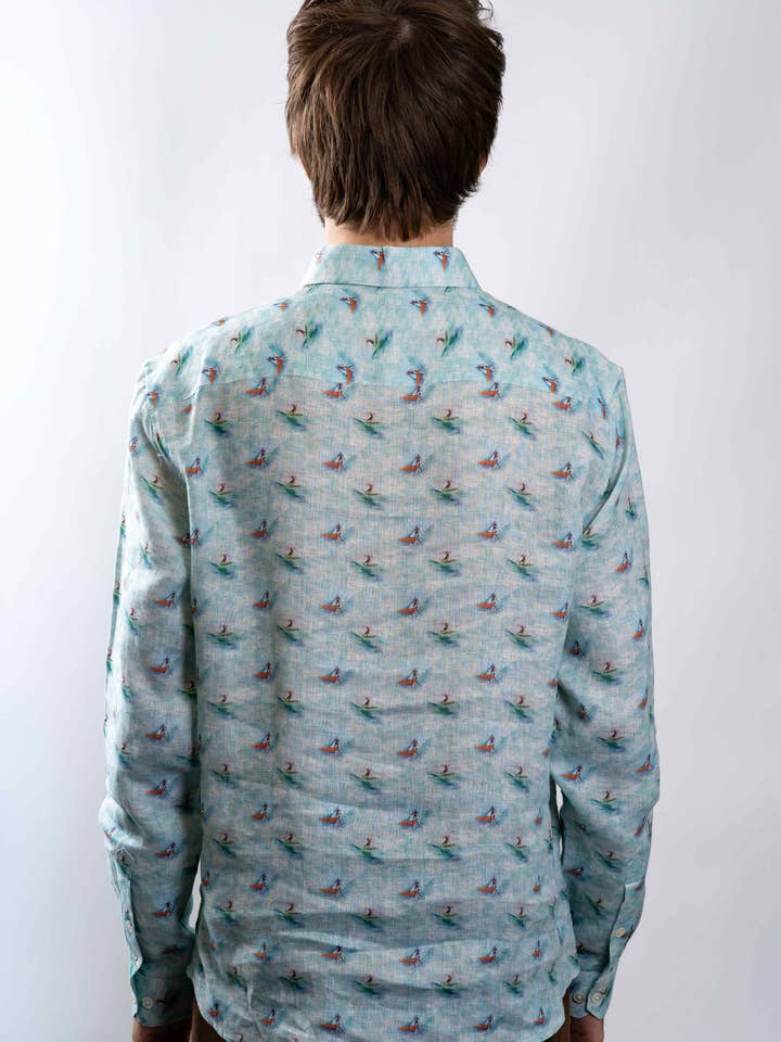 Stitch Note - Wholesale Button Down Shirt - Men's - Spread Collar Long Sleeve1