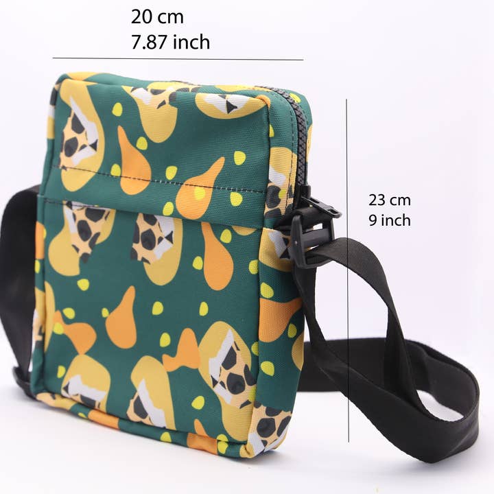 freemooddesignstore - Wholesale Crossbodytas - Dames - Tiger Cross Body Bag met zak, zak, waterdichte stof1