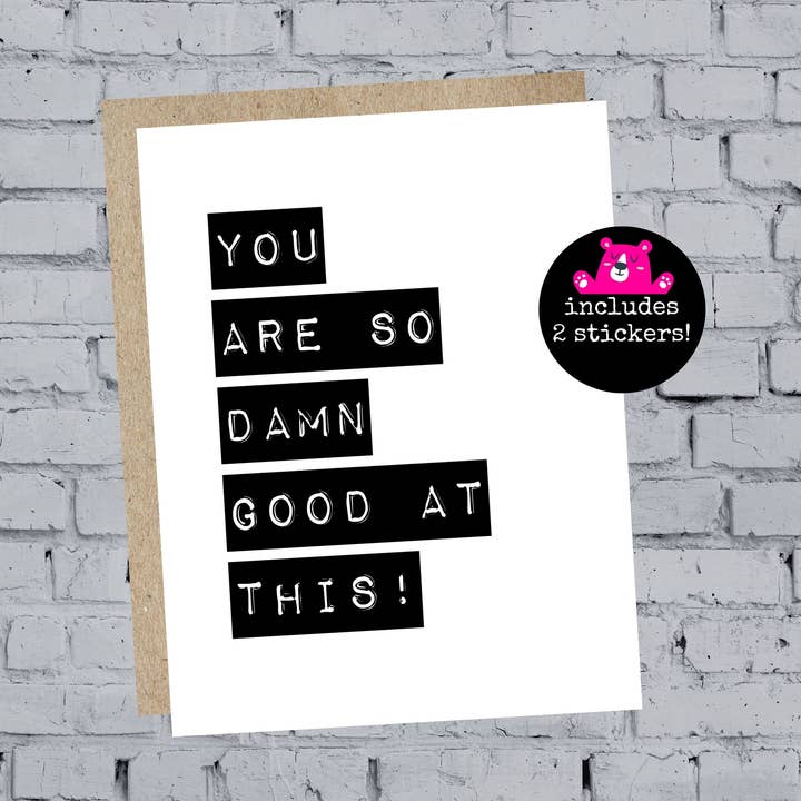 Du bist so gut in dieser Grußkarte für den Großhandel von More Joy Better Life