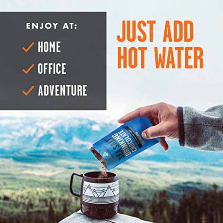 Treehouse Originals - Wholesale Hot Cocoa Mix/Kit - Smoked SeaSalt Organic Dark Hot Chocolate, Single Serving3