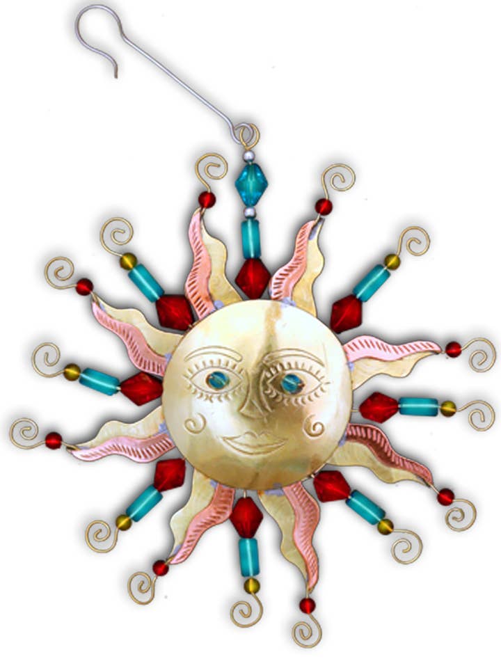 Summer Sun Ornament for wholesale by Pilgrim Imports