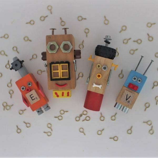 Make Kit – Engroshandel DIY-hobbysæt – Børn – DIY Craft Kit - Lav din egen robotfamilie