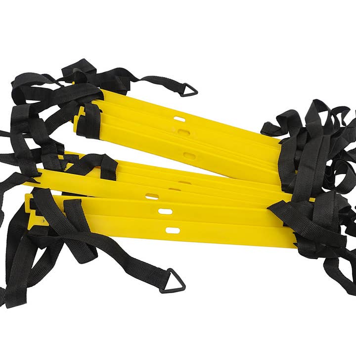 Escalera de Agilidad de Tamaño Completo y Juego de Entrenamiento con 8 Conos de Velocidad con Bolsa de Transporte, Excelente Entrenamiento de Agilidad para venta al por mayor de FIXTUREDISPLAYS