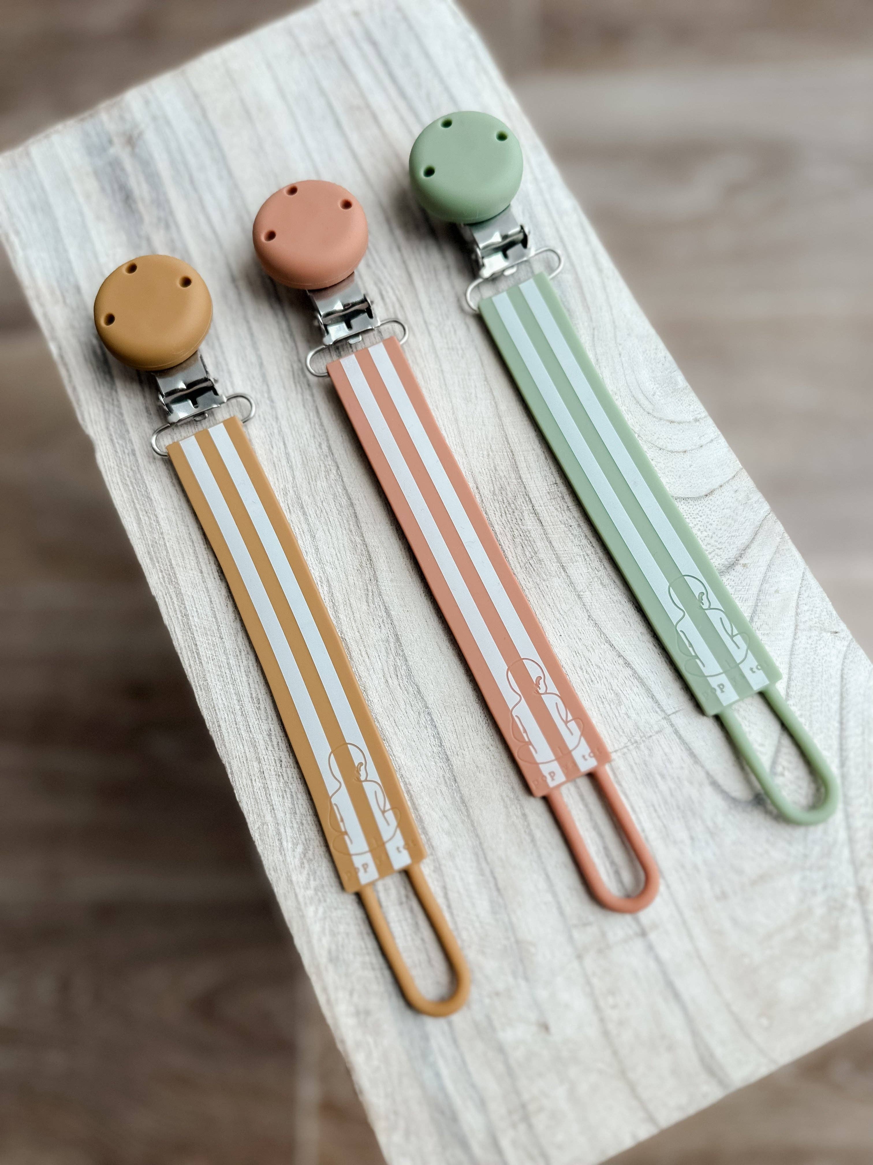 Pop Ya Tot - Wholesale Pacifier clip – Baby - Carnival Dummy Clip - Sage3