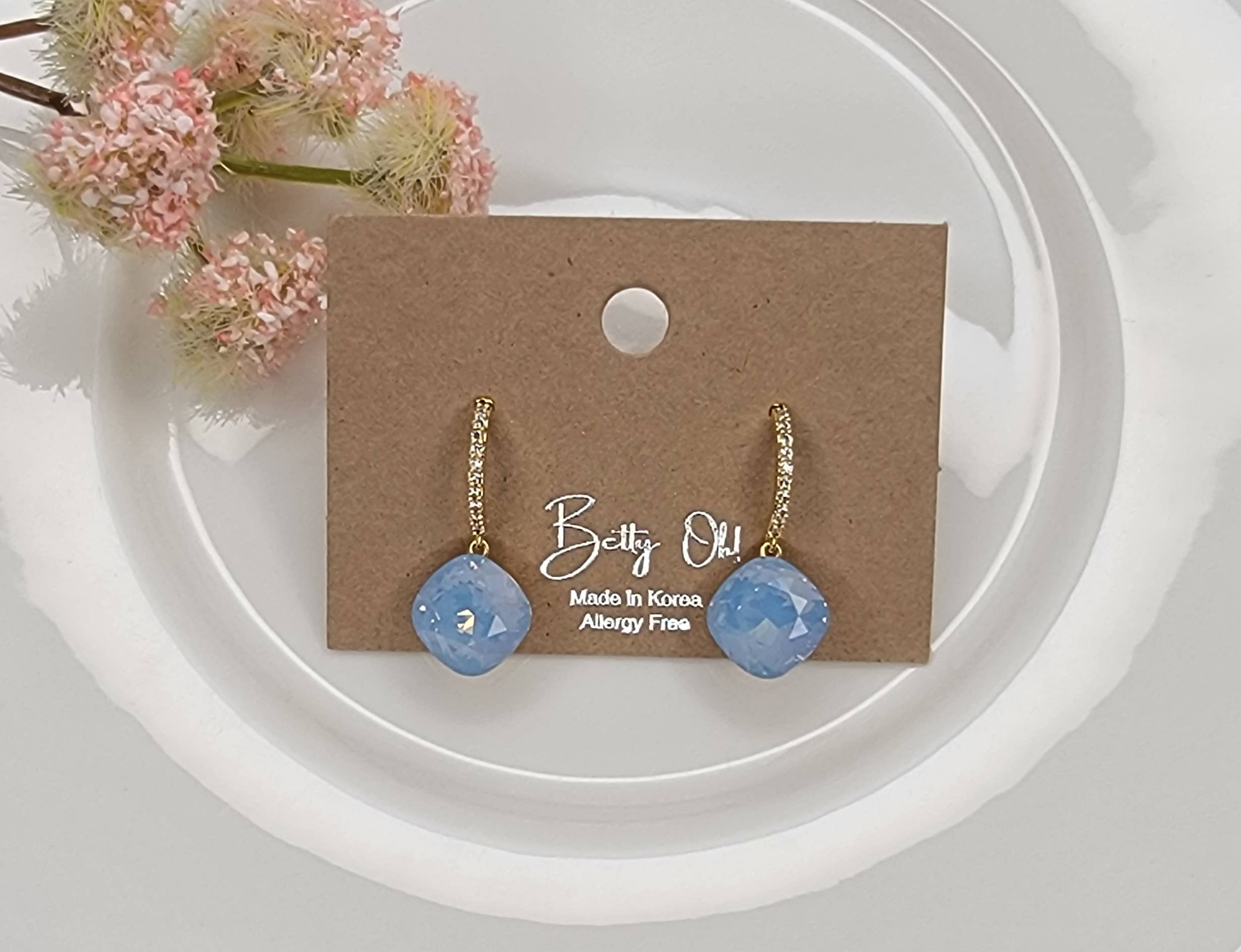 BETTYOH INC – wholesale Stud/post earrings – ELEGANCE STYLE SWAROVSKI CRYSTAL DANGLE EARRINGS.11