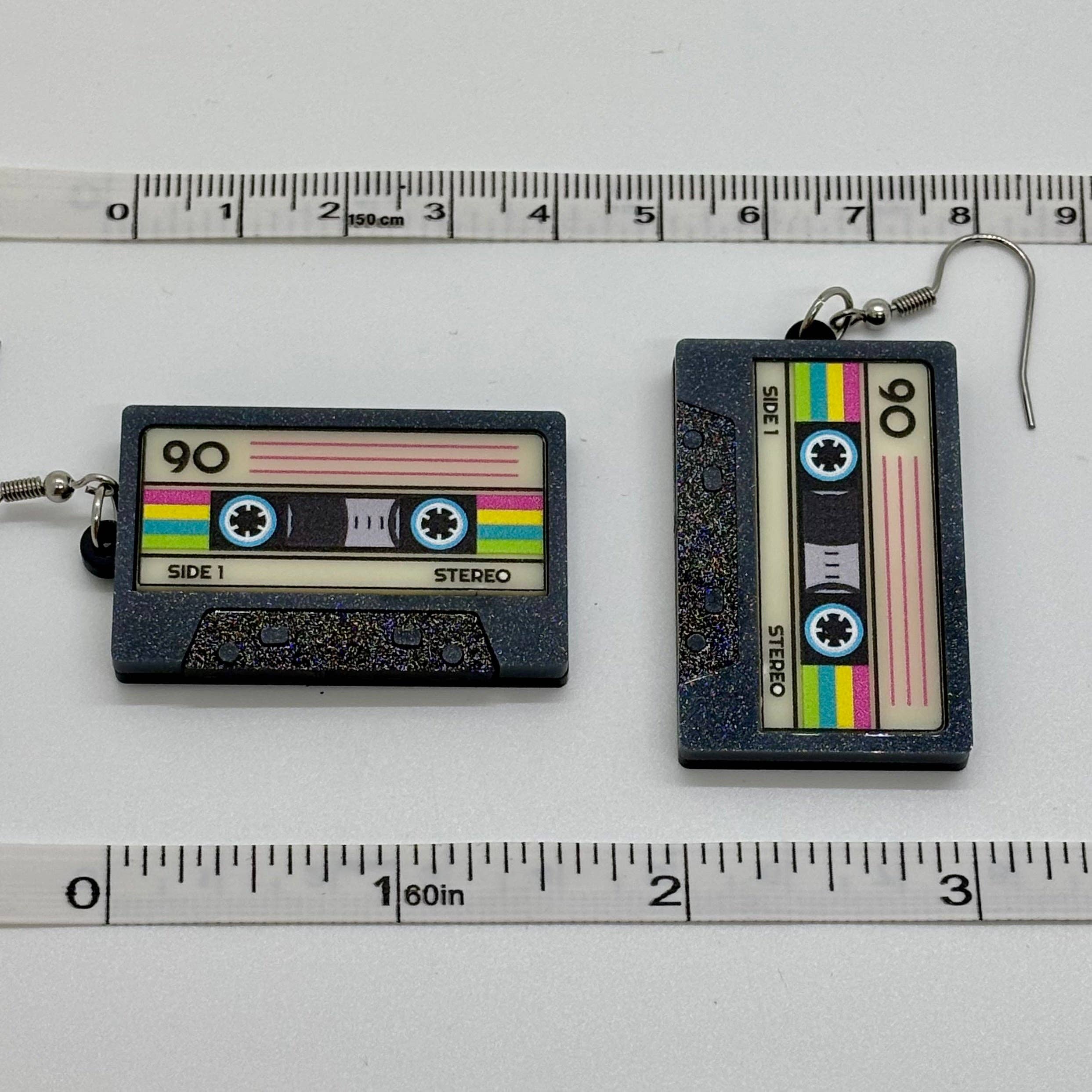 Myrickle - Wholesale Dangle Earrings - Classic Cassette Earrings 90s Nostalgia Retro Gift2
