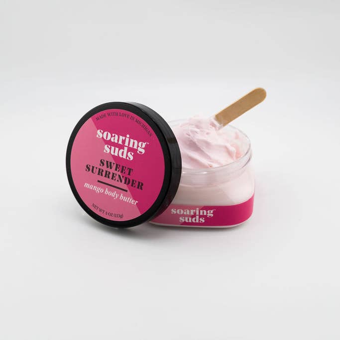 Sweet Surrender Mango Body Butter for wholesale by Soaring Suds Soap Co., LLC
