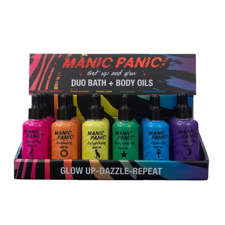 DUO BATH + BODY OILS for wholesale by Manic Panic