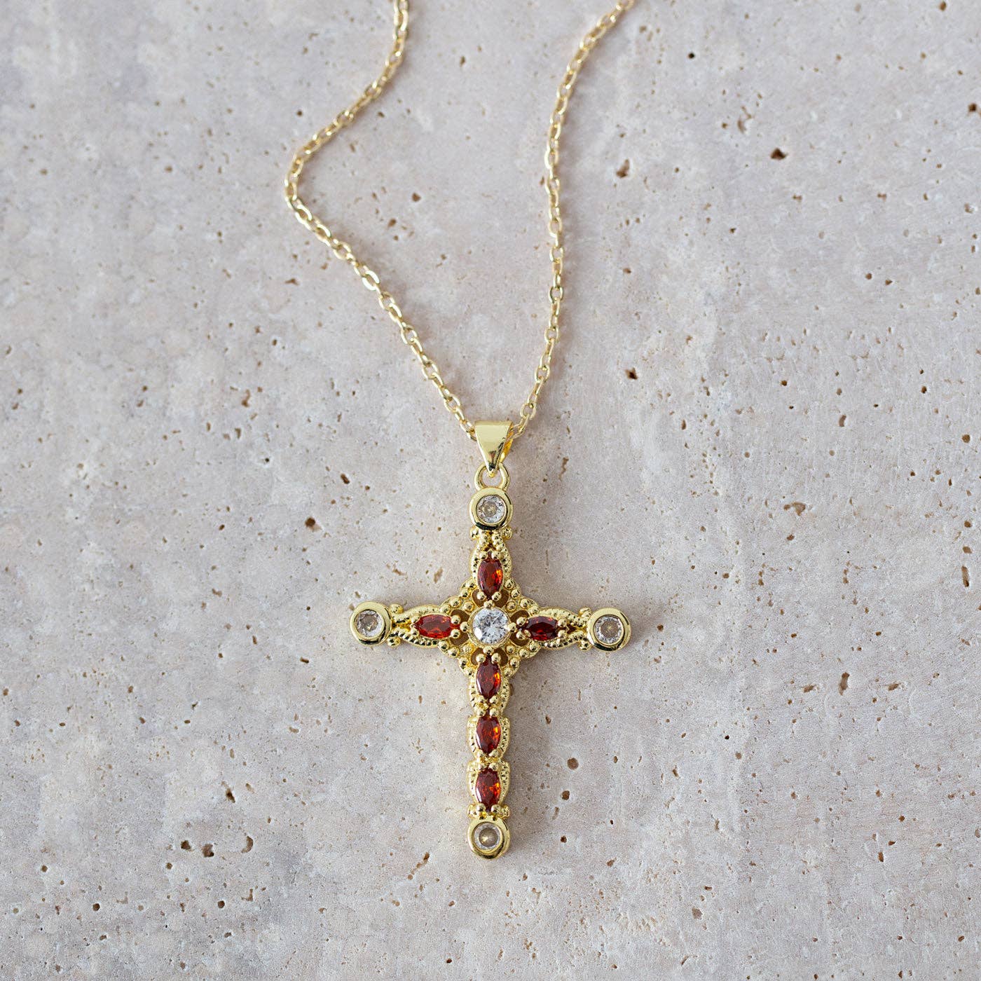 Timi of Sweden - Wholesale Pendant/Charm Necklace - Azura - Crystal Cross Necklace2