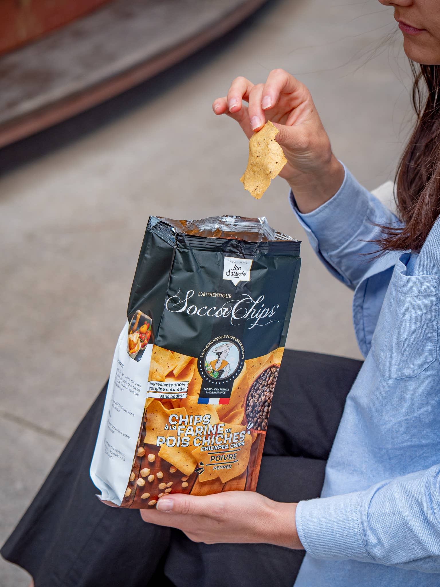 Socca Chips® - Wholesale Chips - Chickpea flour chips - Pepper2