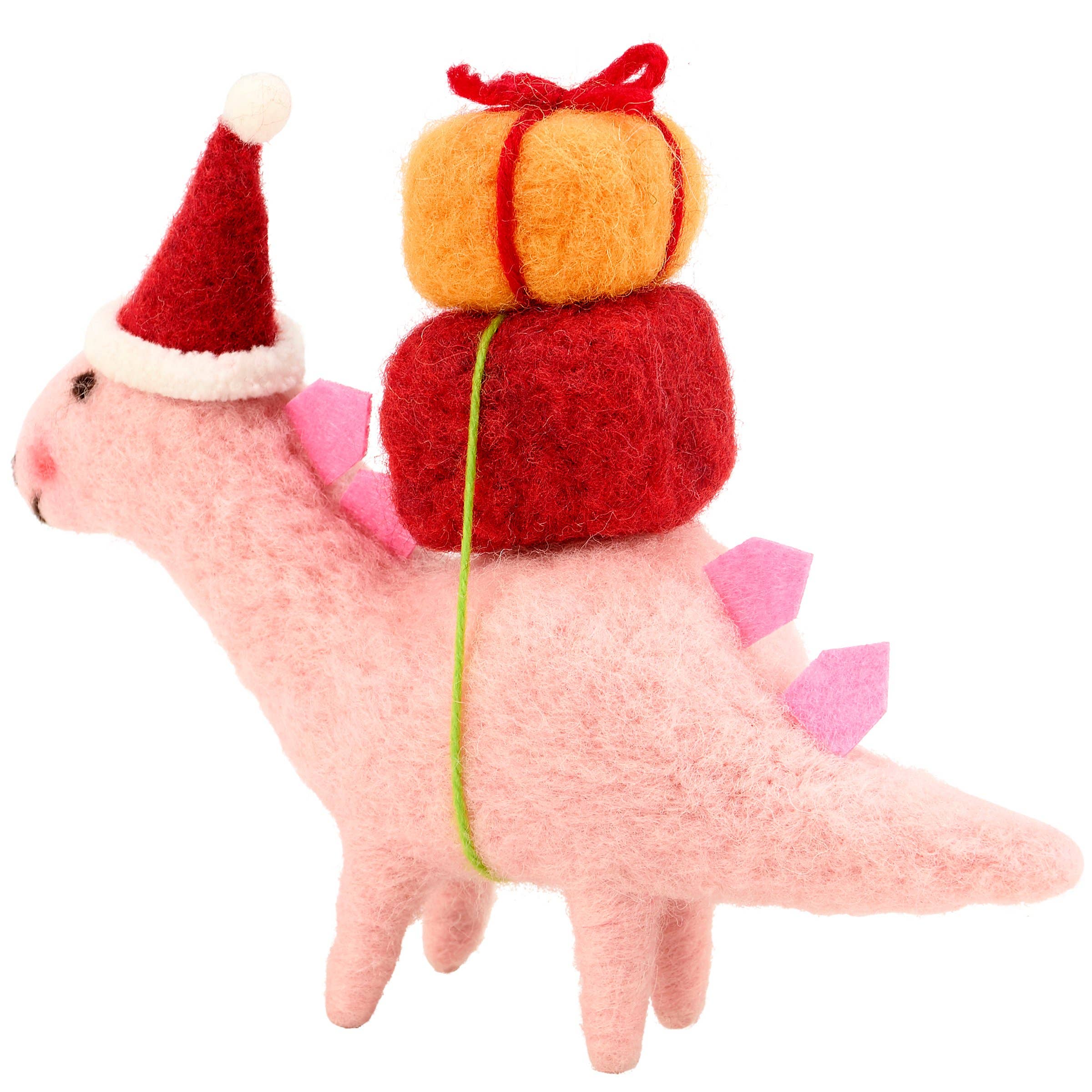 Primitives by Kathy - Wholesale Decorative Figurine - Santa Stegosaurus Critter1