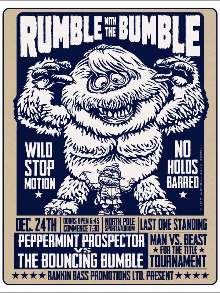 Rumble With the Bumble 11 x 14 Print for wholesale by ChetArt