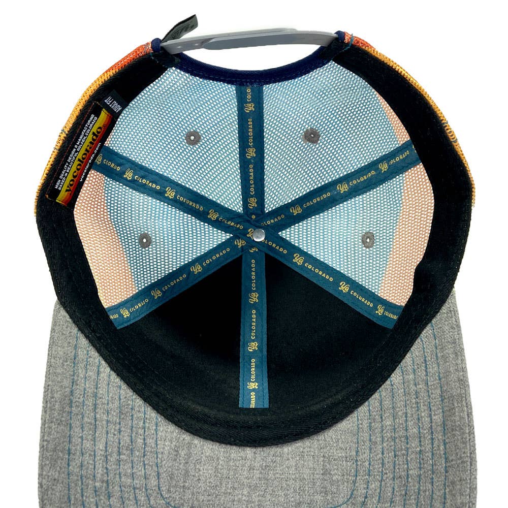 YoColorado - Wholesale Trucker Hat - Unisex - Hat - Grey Shoreline Trucker4