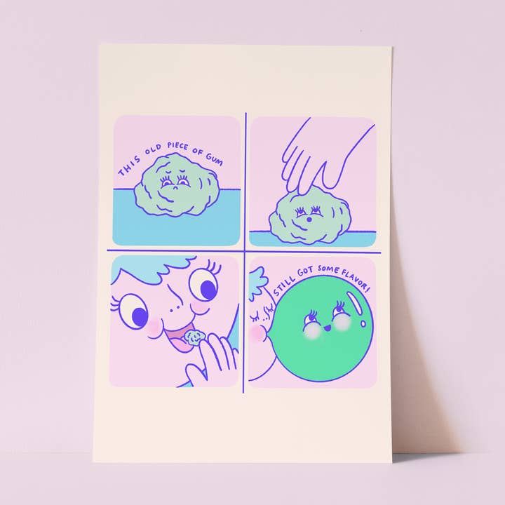 Salad Days - Wholesale Art Print - Old Gum Print0
