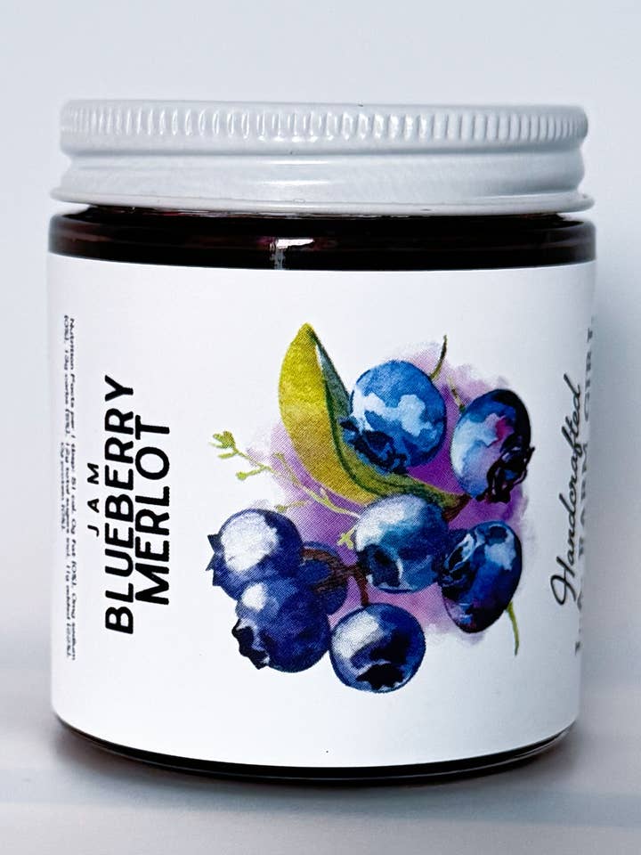Blaubeer-Merlot-Marmelade - 113 g für den Großhandel von LA FARM GIRL