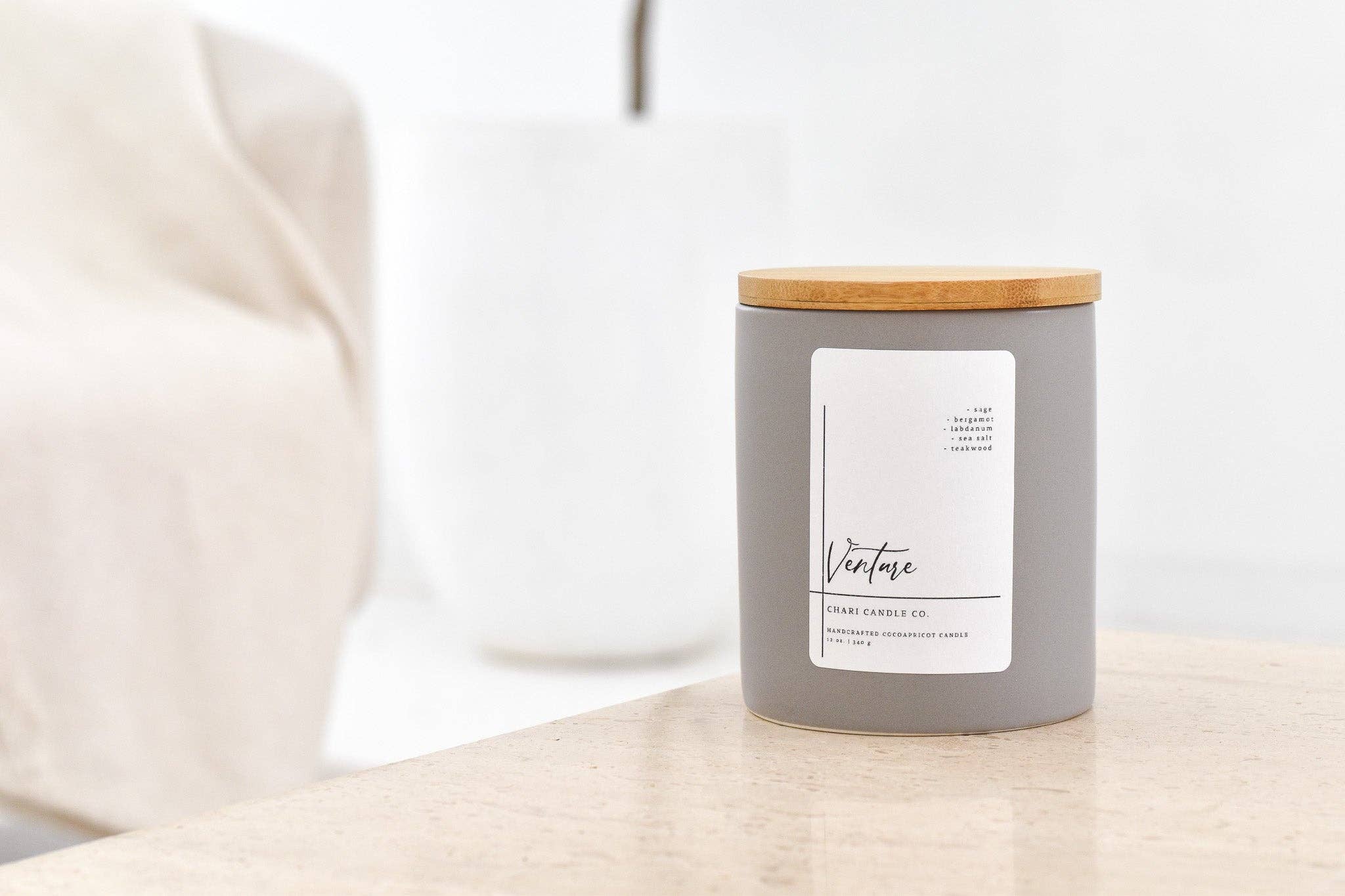 Chari Candle Co. - Wholesale Jar/Filled Candle - Venture1