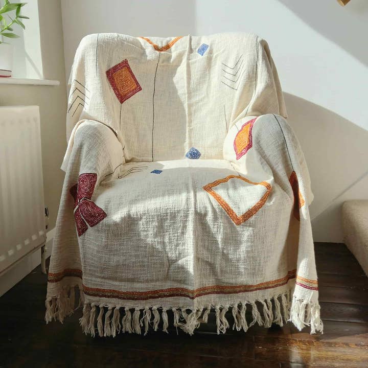 Coperta multicolore per la vendita all'ingrosso da parte di Mytri Designs