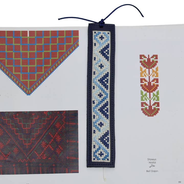 Darzah - Wholesale Bookmark - Hand-Embroidered Tatreez Bookmark2