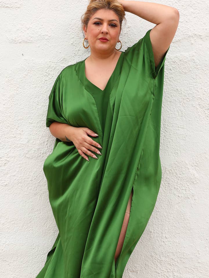 Sante Grace - Vente Caftan – femme - Caftan italien en soie