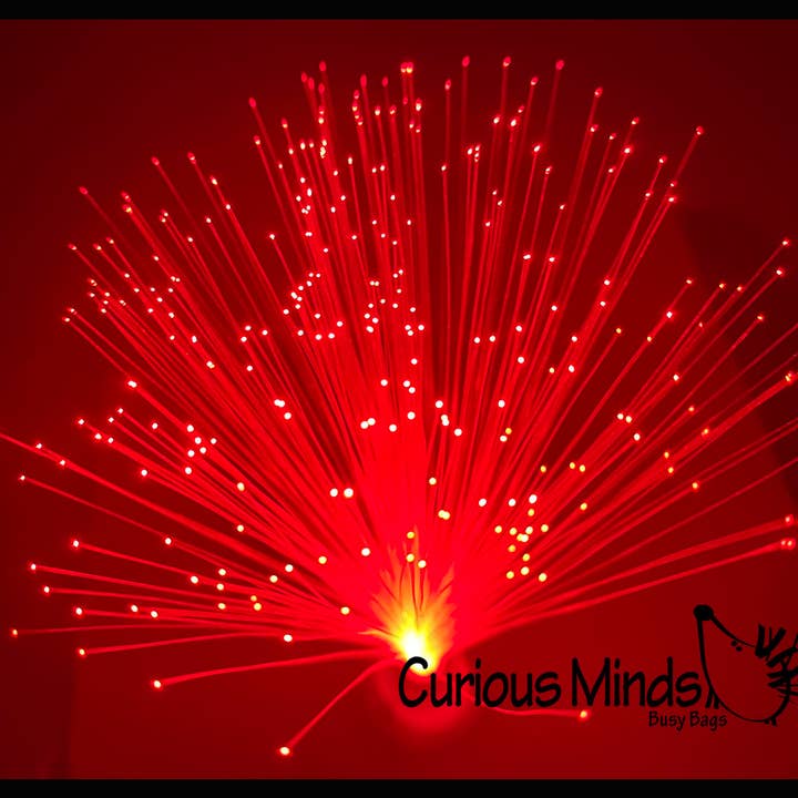 Lámpara de luz de fibra óptica con haces flexibles de luz para venta al por mayor de Curious Minds Toys