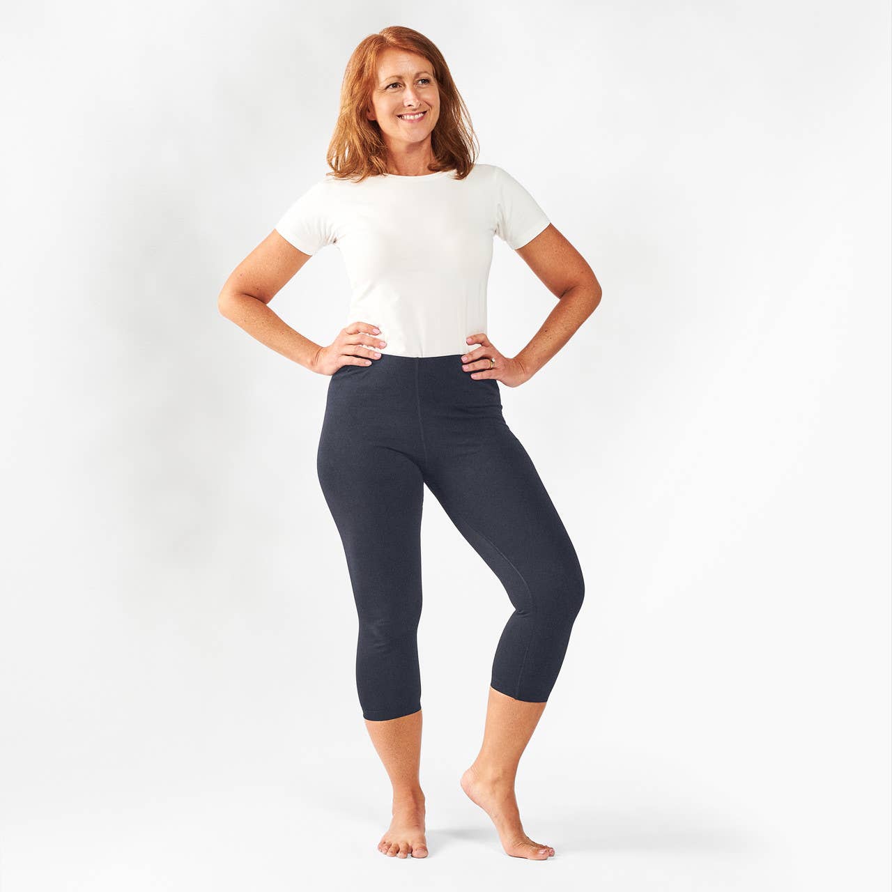 Maggie's Organics - Wholesale Athletic/Lounge Leggings - Women's - Organic Cotton - Base Layer Leggings - Midcalf1