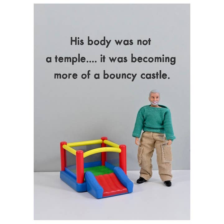 Bouncy Castle | Hverdag | Kort til ham | Humor for engroshandel hos Bold & Bright