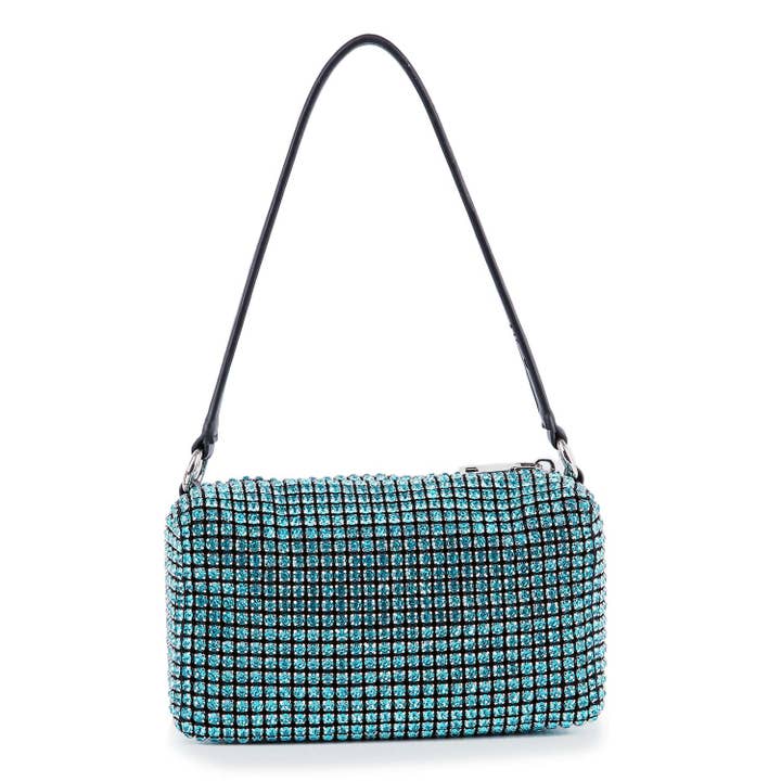Handbag Express - Wholesale Shoulder Bag - Women's - Petite Rhinestone Bling Shoulder Bag
