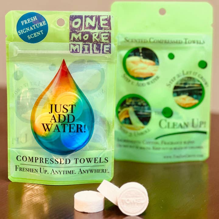 American Apple Pie Compressed Towels for wholesale by The Zen Grove Inc