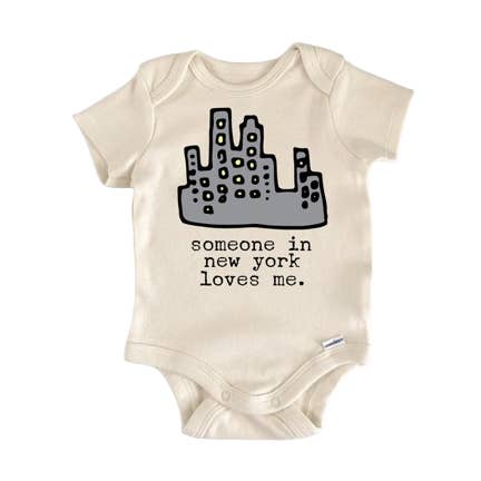 North Fork Forager LLC - Wholesale Bodysuit (Non-Footed) - Baby - New York Ny City Nyc - Baby Boy Girl Clothes Infant Bodysuit Funny Cute0