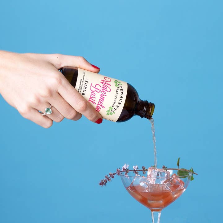 Pyewackets Traditional - Wholesale Cocktail Mix/Syrup - Watermelon Basil Shrub2