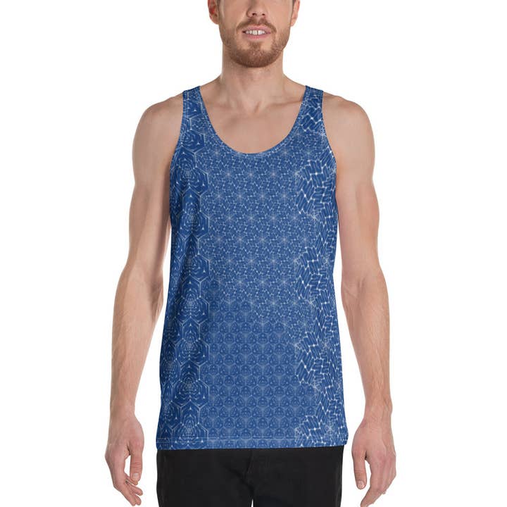 Snaixa White - Débardeur sur mesure - Bleu 2 pour la vente par symbolika