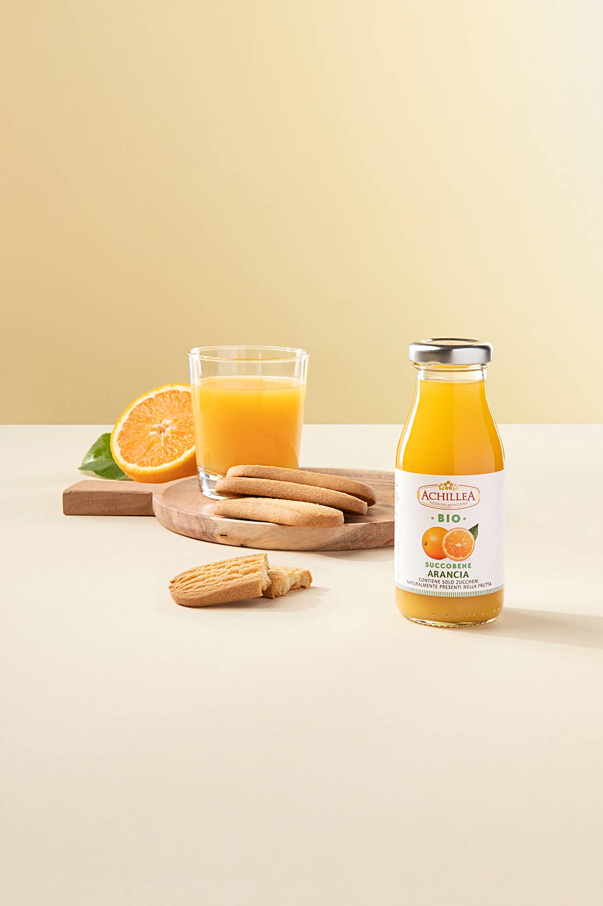 Achillea - Wholesale Fruit Juice - Achillea Succobene Orange 100% Organic (Set of 6 bottles)1