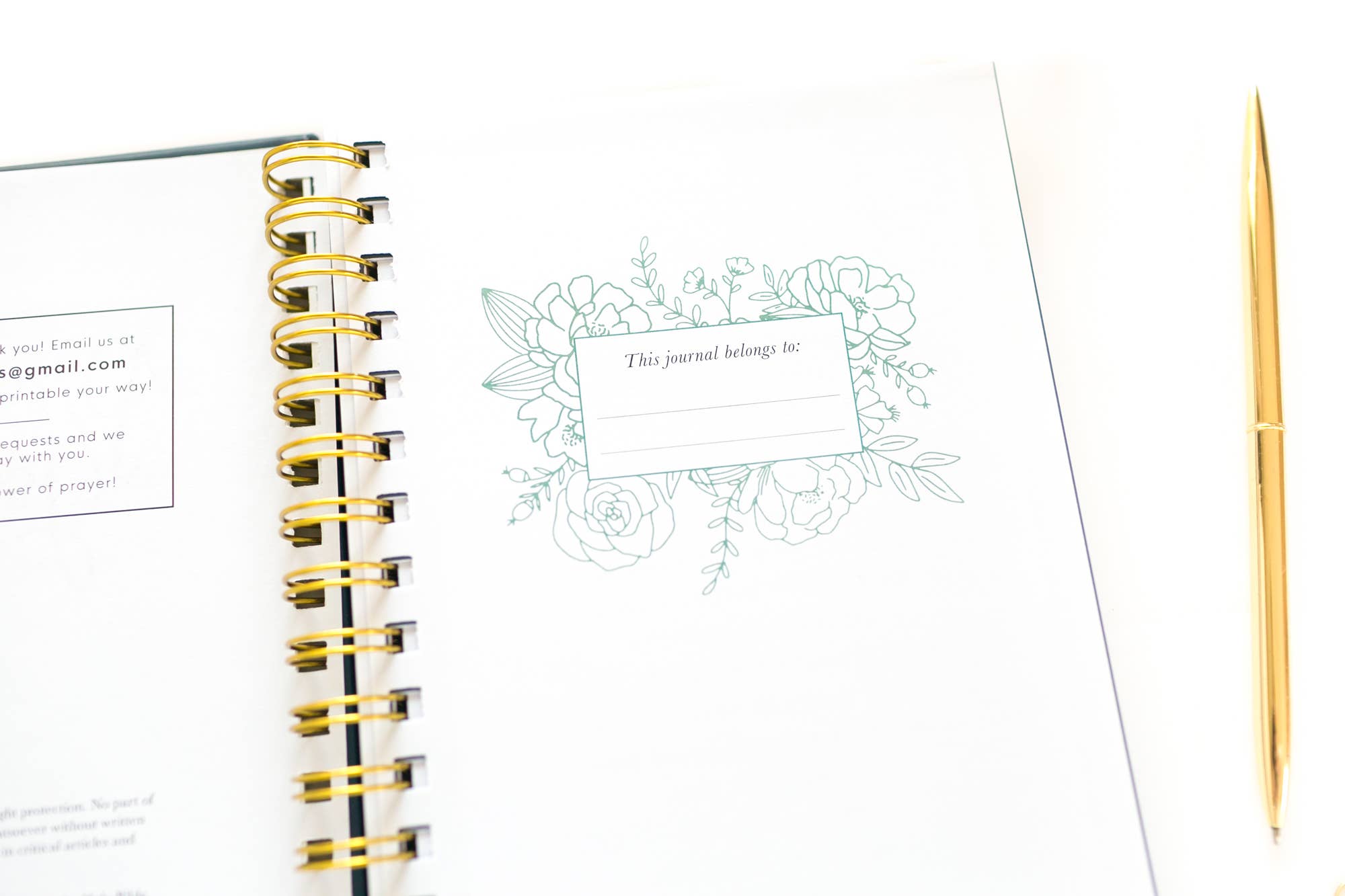 Paper Peony Press - Vente Journal intime - Journal de prière pour femmes3