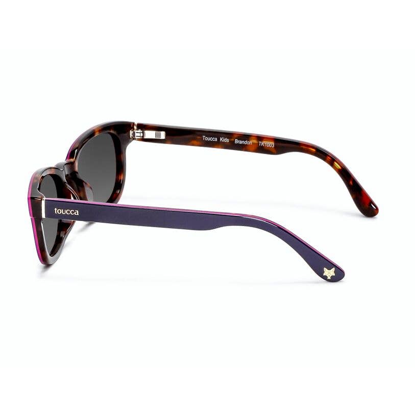 toucca kids - Wholesale Sunglasses - Kids - Brandon Navy Blue Classic Polarized Kids Sunglasses1