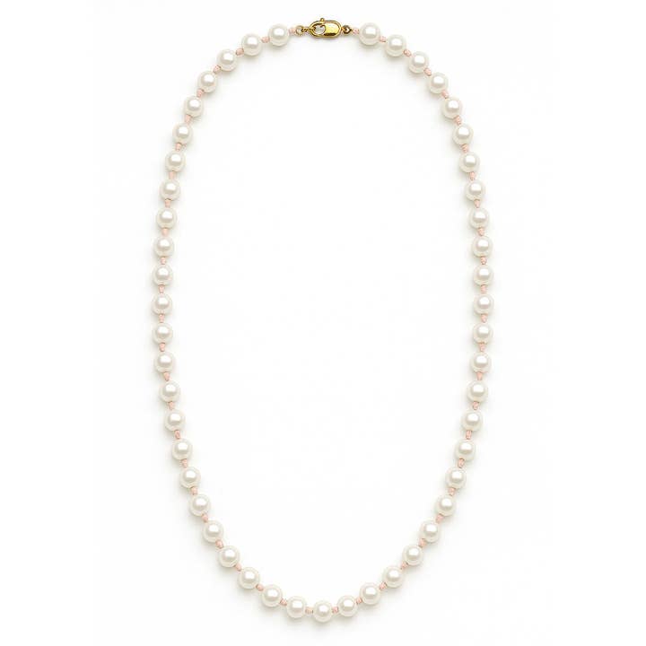 Hand Knotted Pearl Necklace for wholesale by EMERSON & OLIVER
