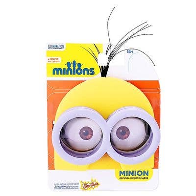 H2W dba Sun-Staches - Wholesale Sunglasses - Kids - Officially Licensed Kevin Yellow Minion Sun Staches1