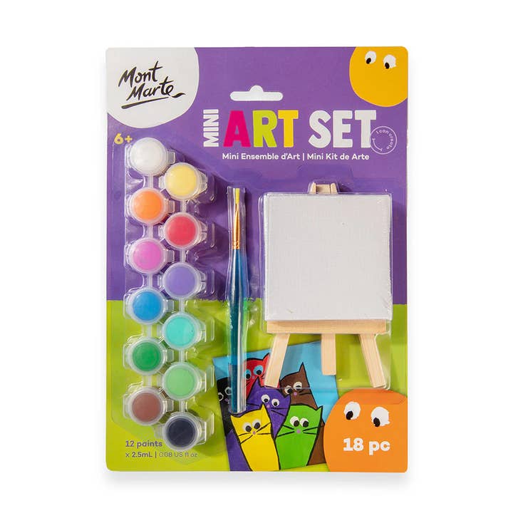 MM Mini Art Set 18pc for wholesale by Mont Marte Usa, Inc.
