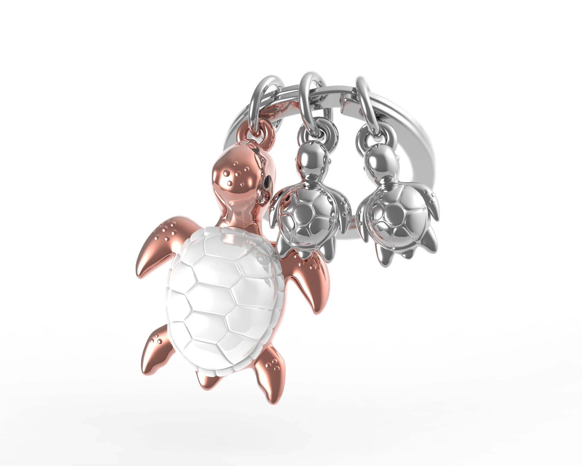 Colorful Metal Turtles Cute Customize Keychain/Keyring Wholesale