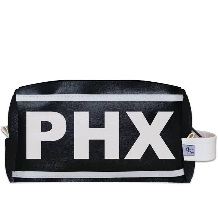 PHX (Phoenix) City Travel Dopp Kit Toiletry Bag for wholesale by Anne Cate