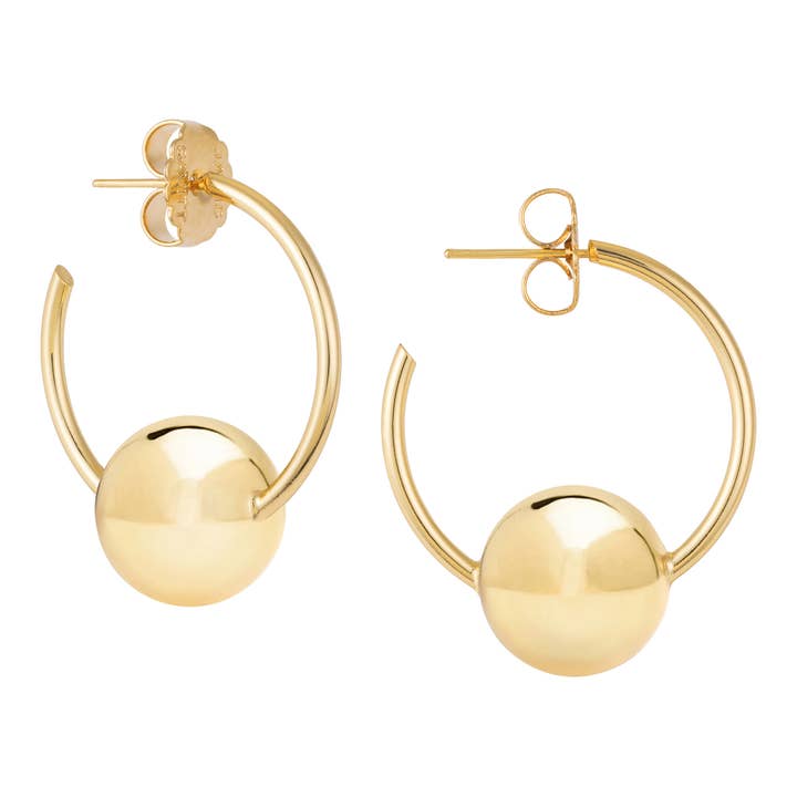 EAR-1398 Oprahs foretrukne små kugleøreringe for engroshandel hos Janis Savitt