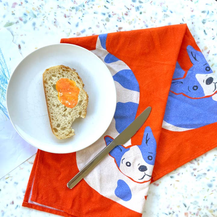 Terrier Organic Tea Towels for wholesale by Supra Endura