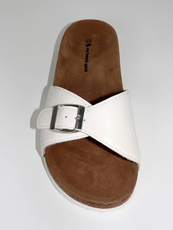 MB SMERWICK SA - Wholesale Sandals - Women's - Comfort sandal white- S.36-410