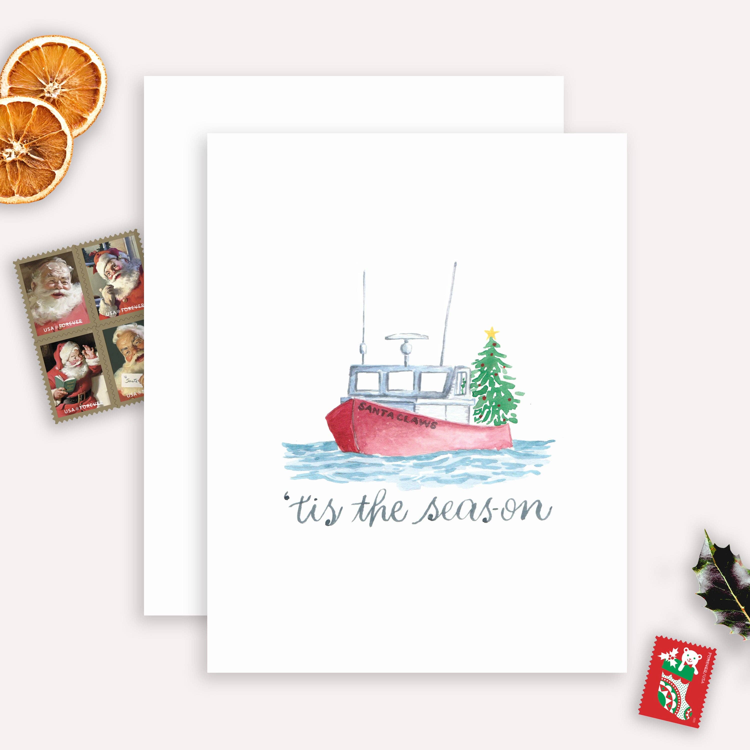 Lexi Mayde - Wholesale Season's Greetings Card - 'Tis the Seas-on Greeting Card1