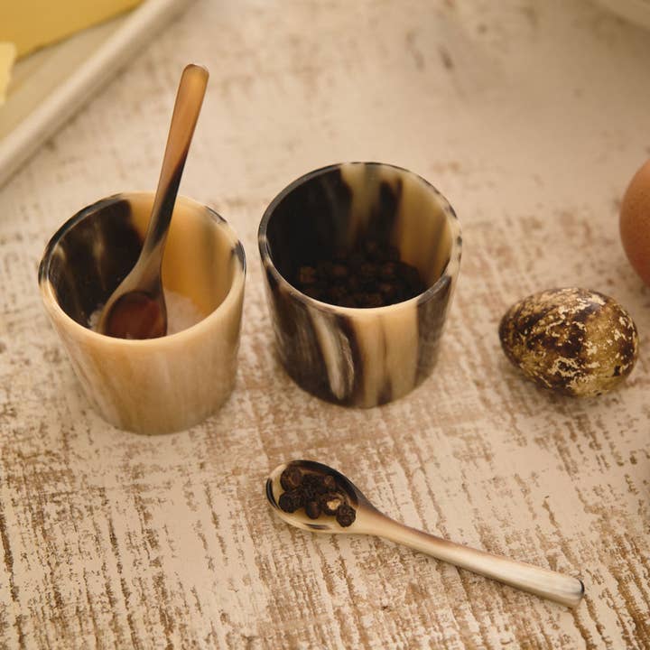 Prato de Condimentos para Chifre | Conjunto de 2 por atacado de ankole