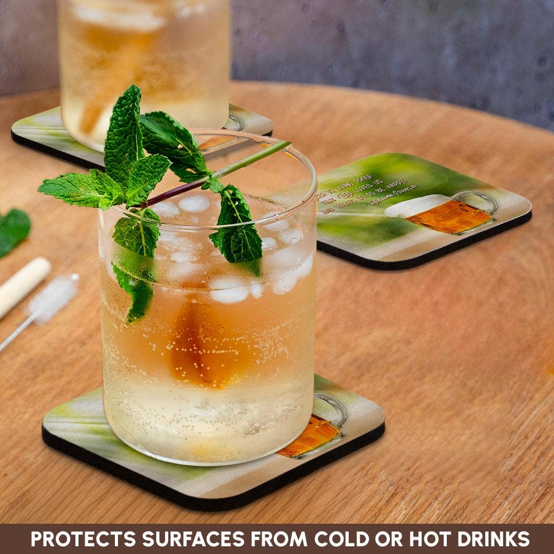 3dRose - Wholesale Coasters - 3dRose, Sunrays, beer mug. Beer is living proof that God loves us. Franklin, Coaster9