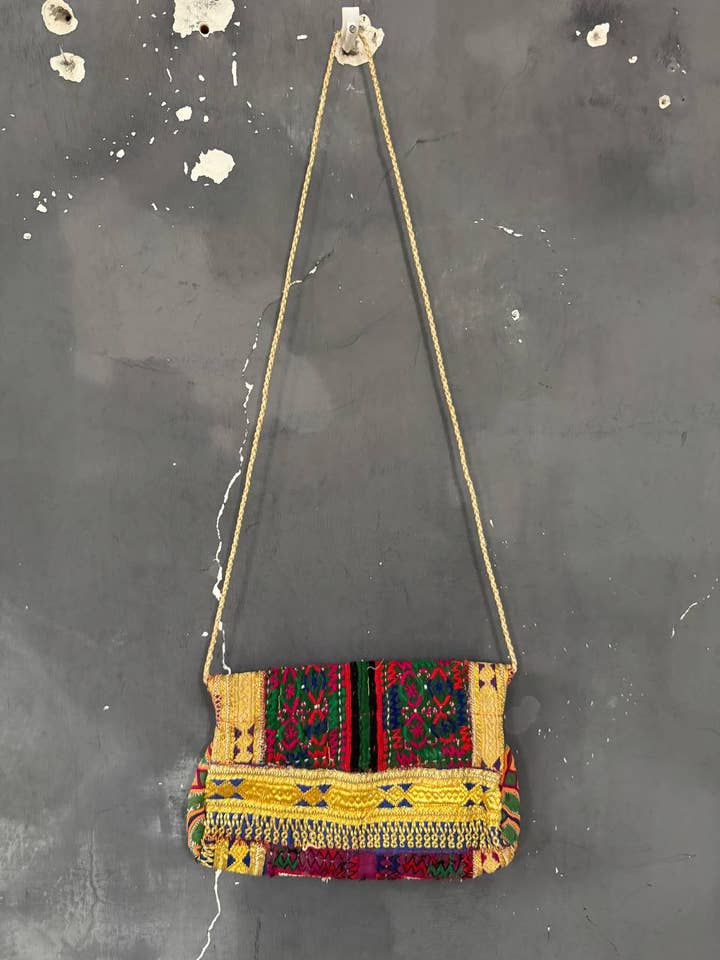 Modische Stickerei-Arbeitstasche Münztasche Baumwoll-Handtasche für den Großhandel von GYPSY STUDIO