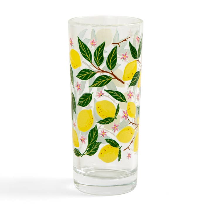 Paper Farm Press - Wholesale Drinking Glass/Cup - Lemon Grove Tall Juice Glass